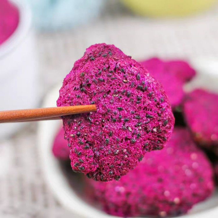 Dried Dragon Fruit Chips